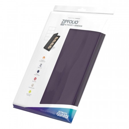 Ultimate Guard Zipfolio 320 - 16 Pocket XenoSkin Purple