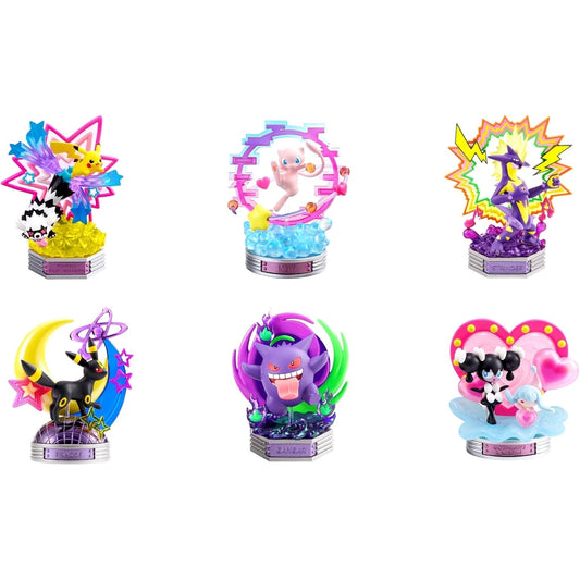 Pokemon Re-ment Neon Part 1 Figurer (6 stk)