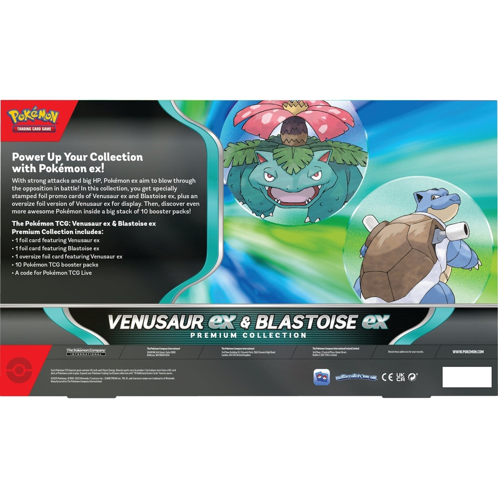 Pokemon Venusaur & Blatoise ex Premium Collection