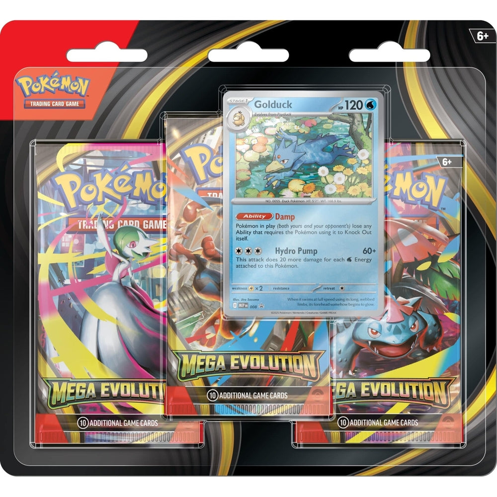 Pokemon Mega Evolution 3pk Blister Sett
