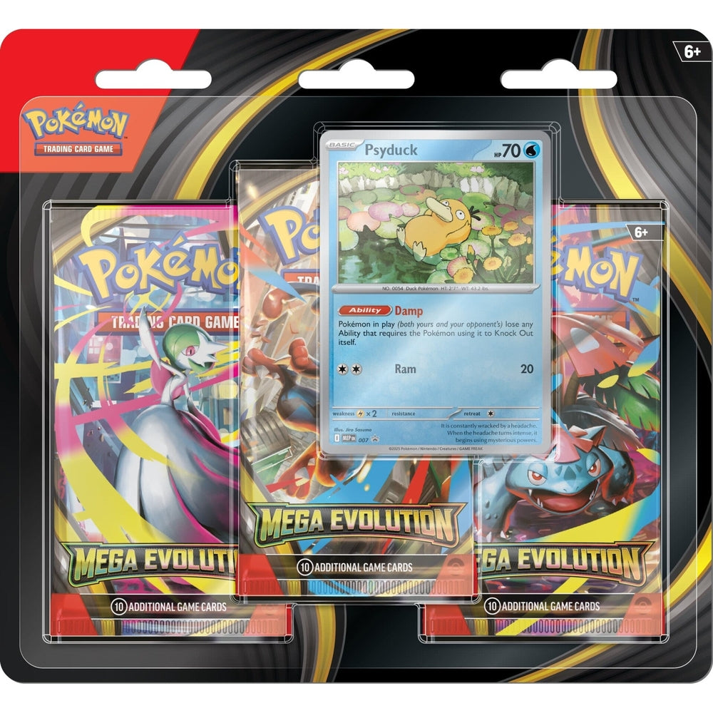 Pokemon Mega Evolution 3pk Blister Sett