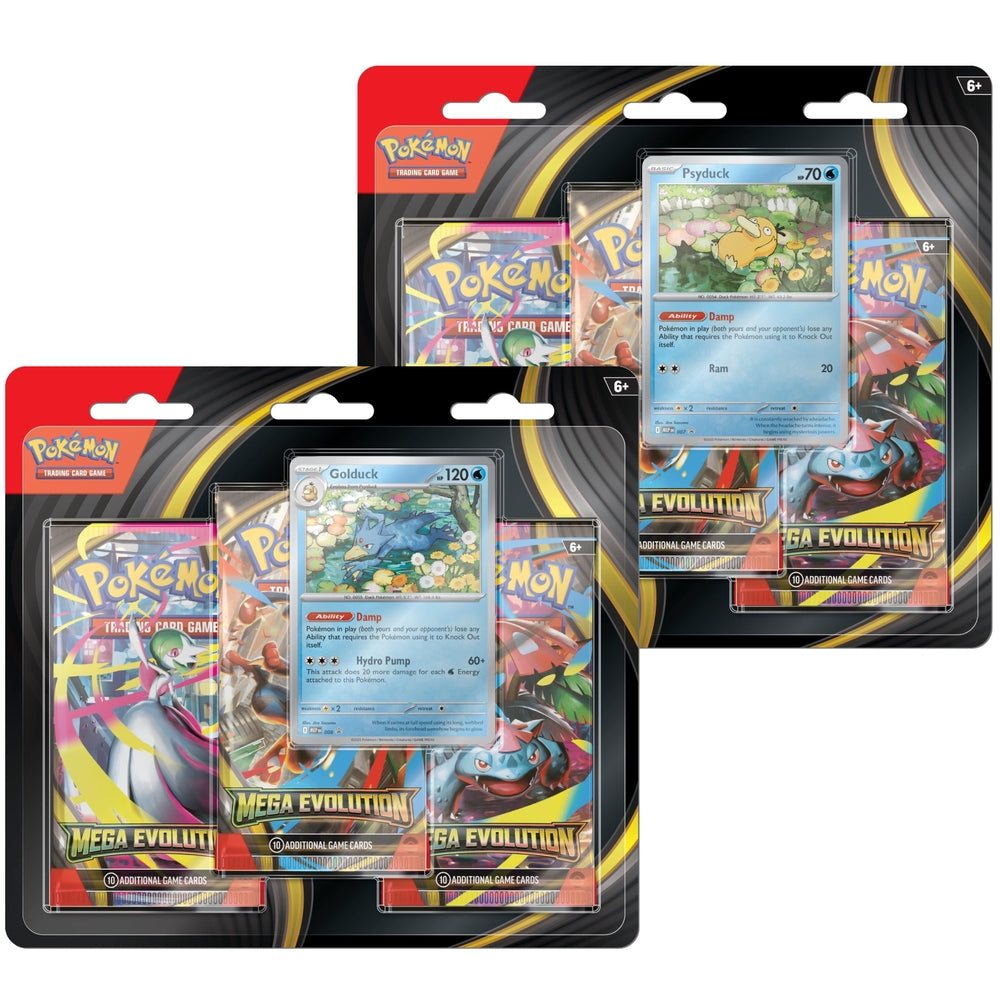 Pokemon Mega Evolution 3pk Blister Sett