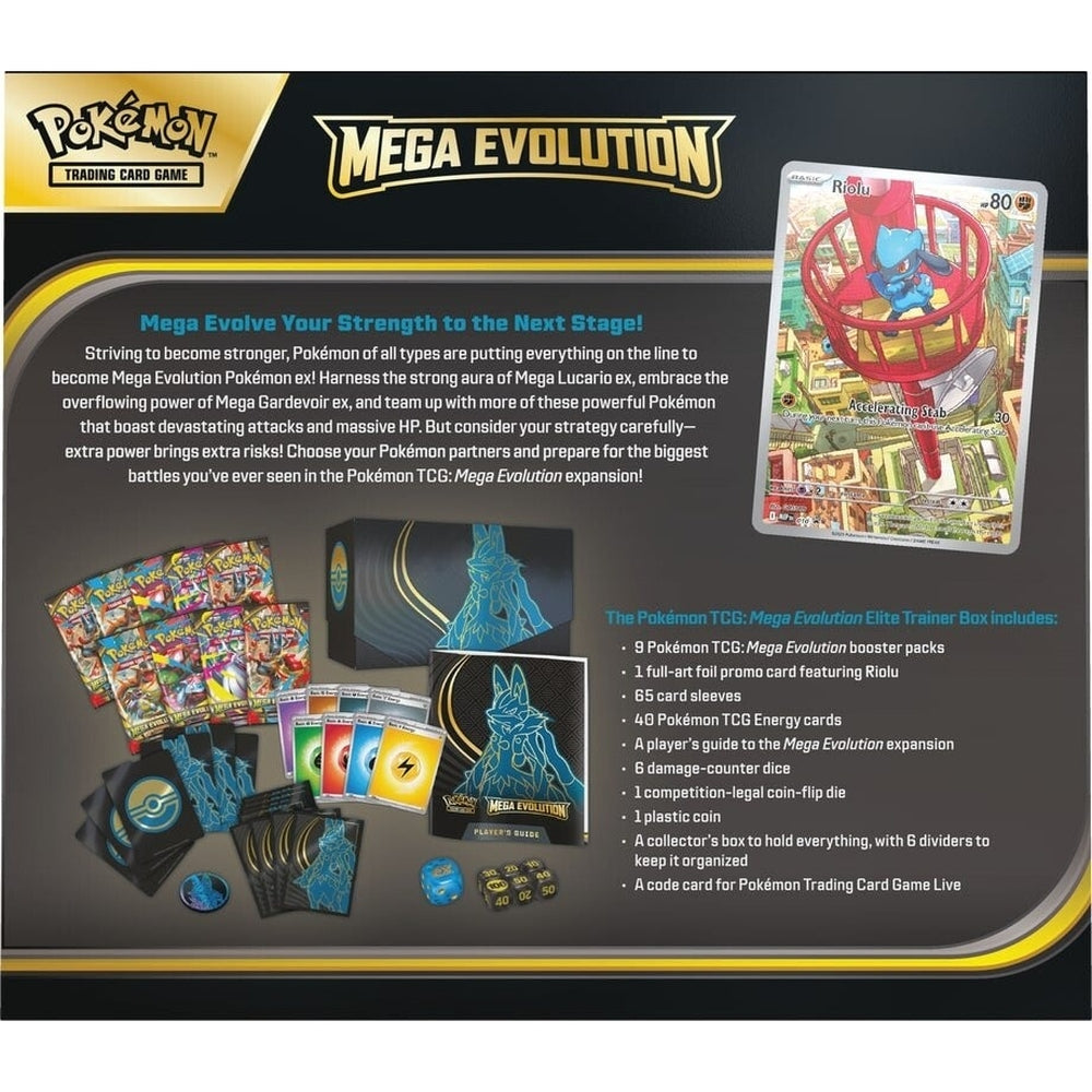 Pokemon Mega Evolution Elite Trainer Box Lucario