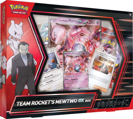 Pokemon Team Rocket's Mewtwo ex Box