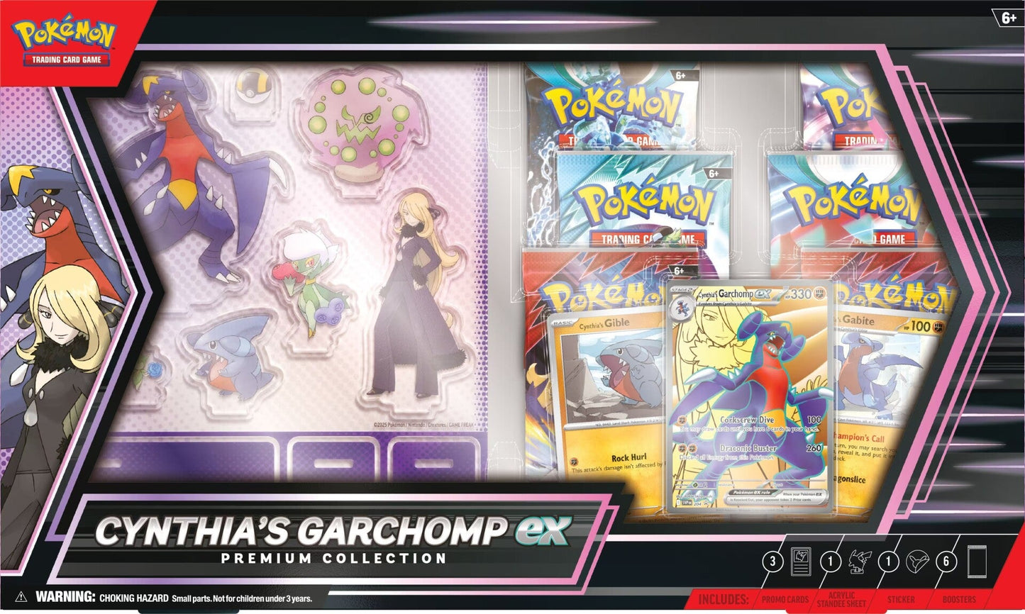 Pokemon Cynthia's Garchomp ex Premium Collection
