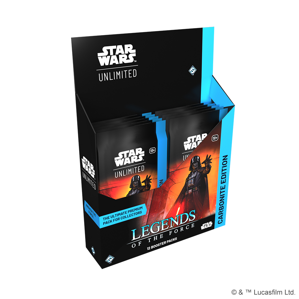 Star Wars Unlimited Legends of The Force Carbonite Booster Box