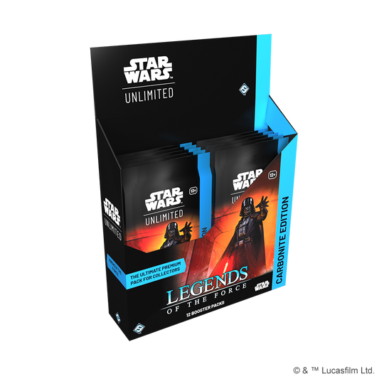 Star Wars Unlimited Legends of The Force Carbonite Booster Box