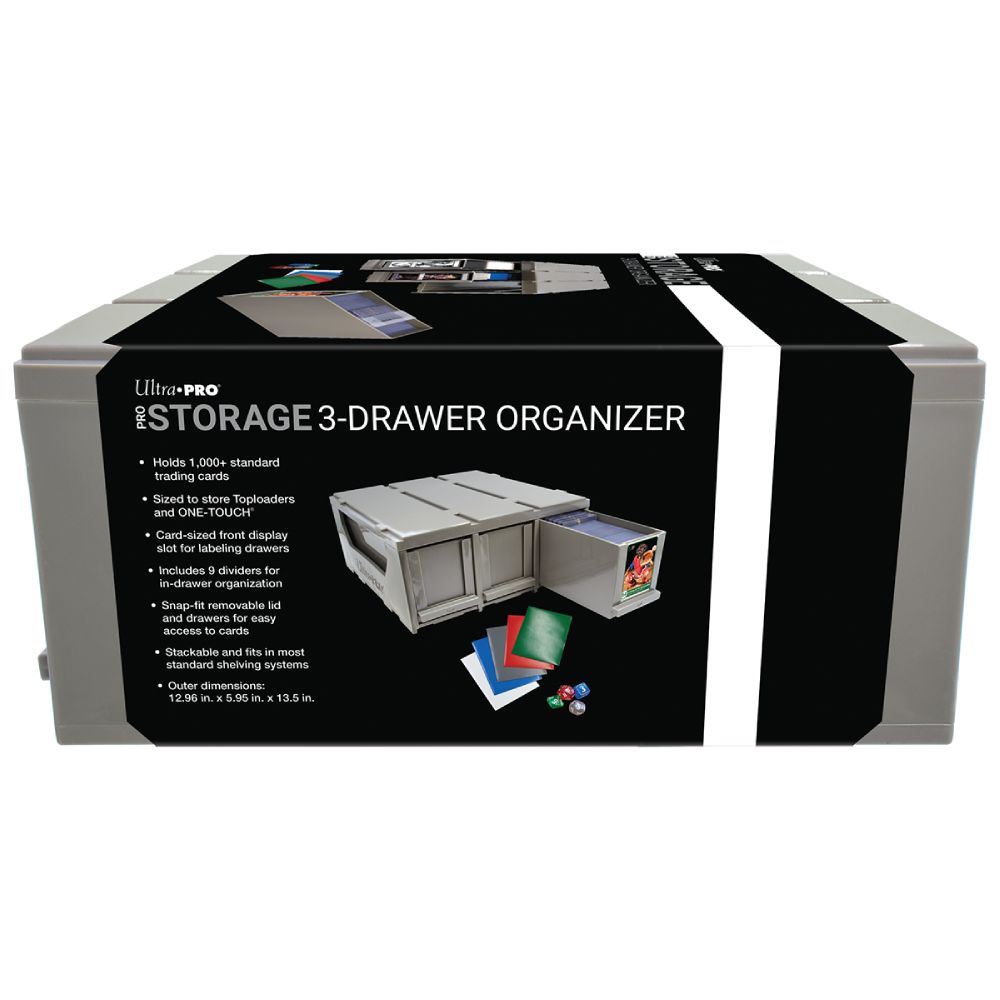 Ultra Pro PRO-Storage 3 Drawer Organizer
