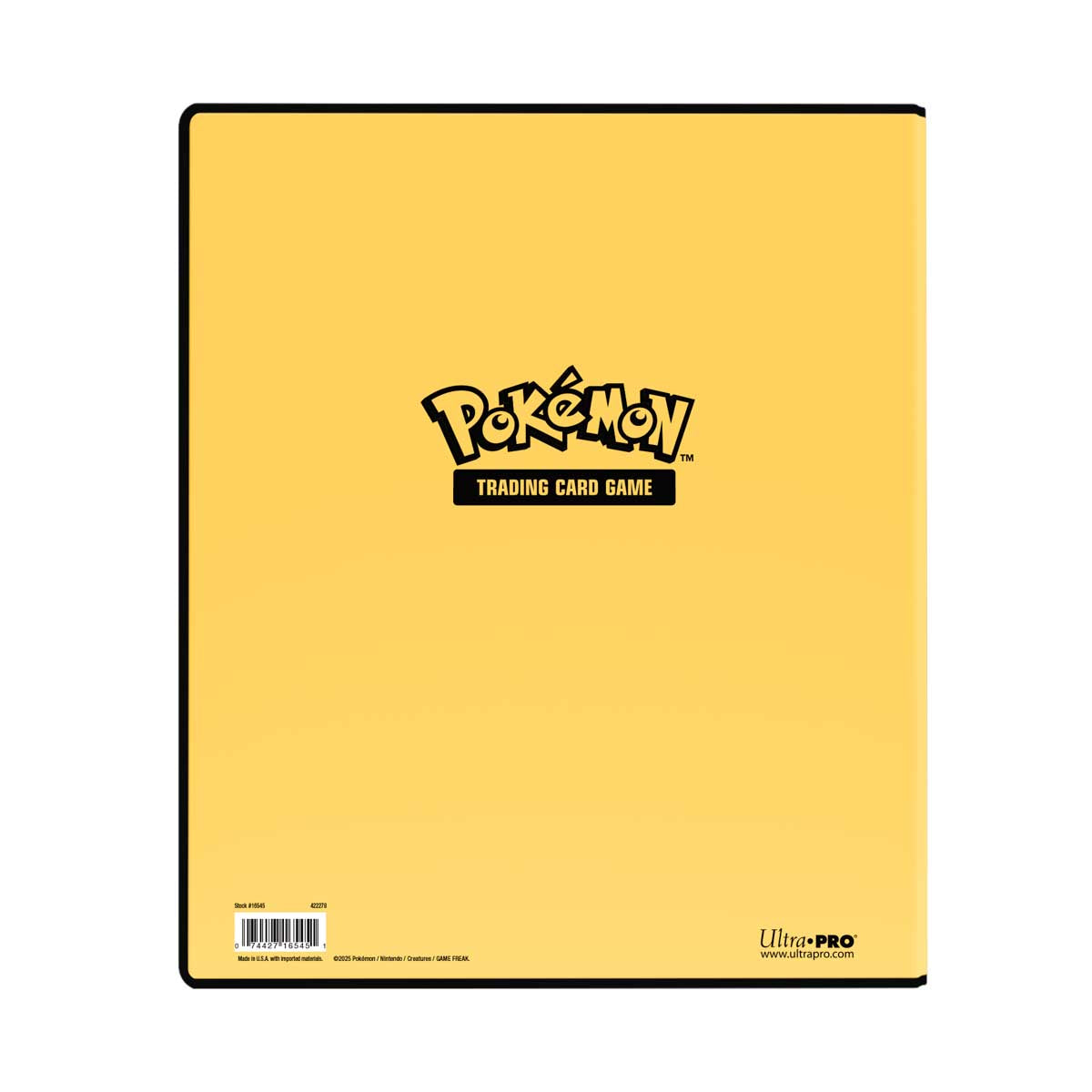 Ultra Pro Pikachu 2" Album for Pokemon