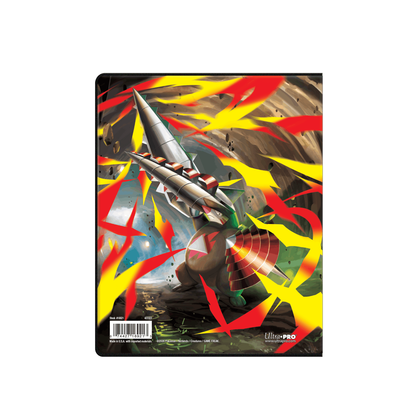 Ultra Pro Pokemon Mega Evolution Pitch Black 4-Pocket Portfolio