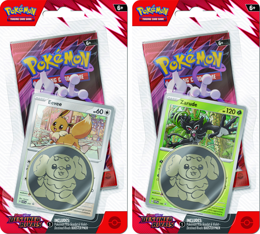 Pokemon Destined Rivals Checklane Blister Sett