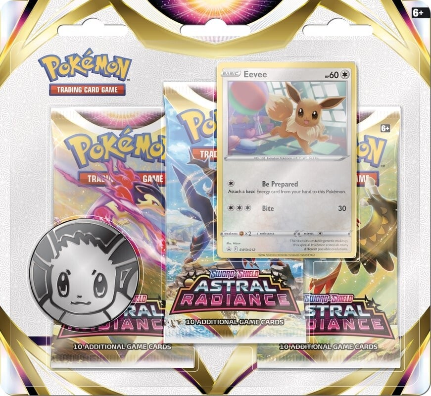 Pokemon Astral Radiance 3pk Blister Case