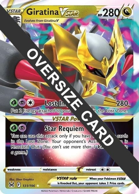 Pokemon Giratina VSTAR 131/196 JUMBO Promo