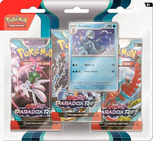 Pokemon Paradox Rift 3pk Blister Arctibax