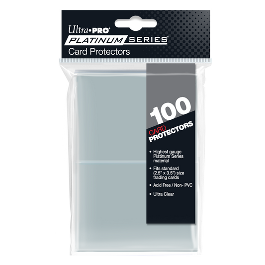 Ultra Pro Platinum Series Card Protector Sleeves (100)