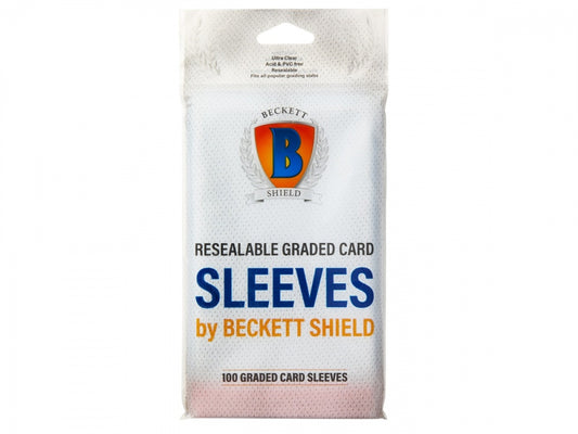 Beckett Shield Resealable Graded Card Sleeves (100)