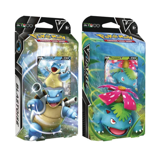Pokemon Venusaur V & Blastoise V Battle Decks