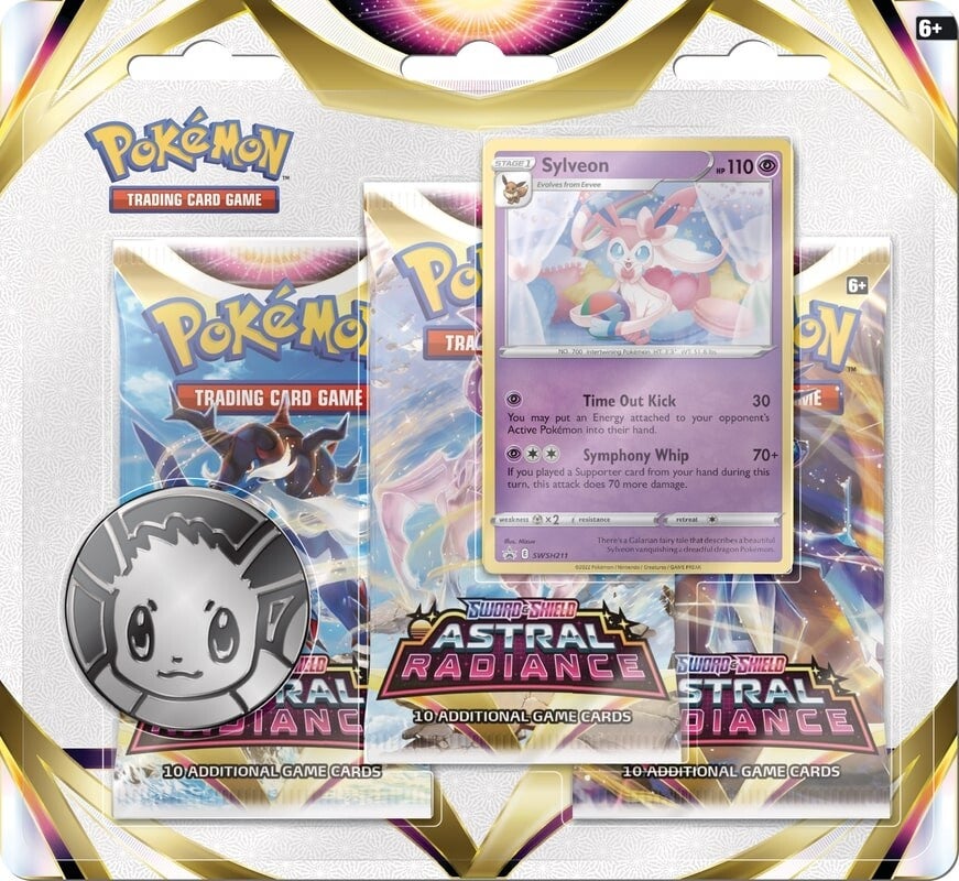 Pokemon Astral Radiance 3pk Blister Case
