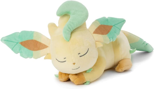 Pokemon Takara Tomy Sleeping Friends Leafeon Plush (33cm)
