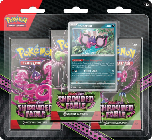 Pokemon Shrouded Fable 3-Pack Blister
