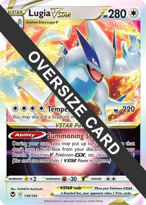 Pokemon Lugia VSTAR JUMBO 139/195 Promo