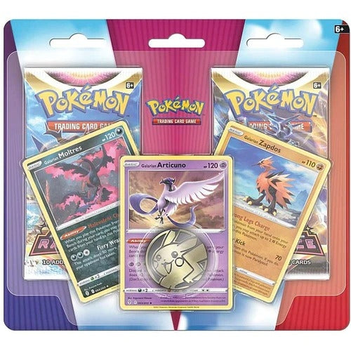 Pokemon Enhanced 2-Pack Blister Galarian Birds (Fusion Strike!)