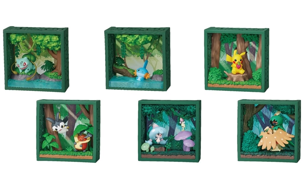 Pokemon Re-ment Deep Green Forest Figurer (6 stk)
