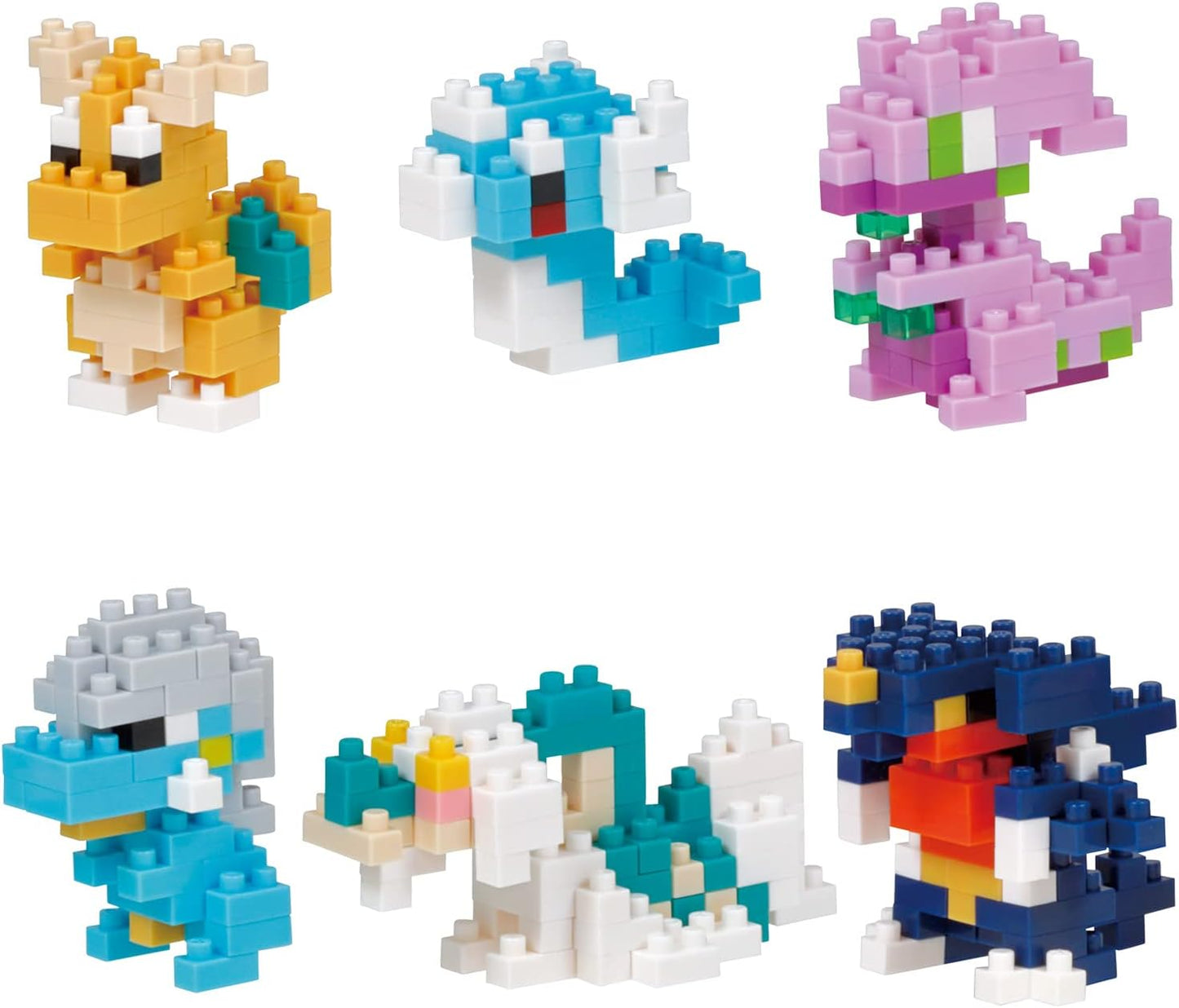 Pokemon Nanoblock Mini Dragon Type (6 stk) Figurer