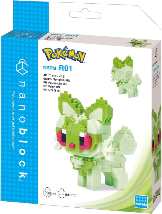 Pokemon Nanoblock RS Series Sprigatito Figur