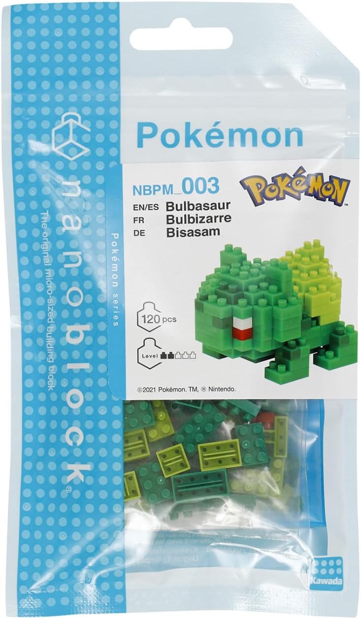 Pokemon Nanoblock Bulbasaur Figur