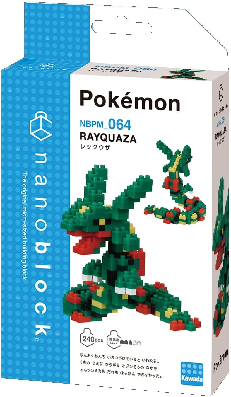 Pokemon Nanoblock Rayquaza Figur