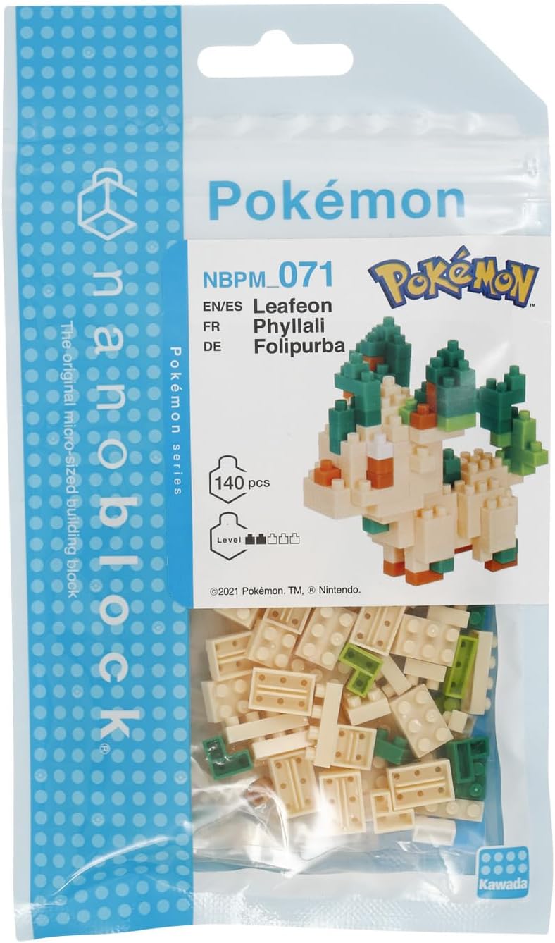 Pokemon Nanoblock Leafeon Figur