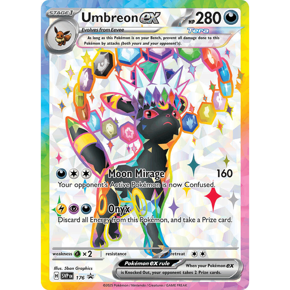 Pokemon Umbreon ex SVP176 Black Star Promo