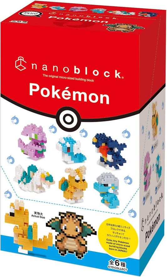 Pokemon Nanoblock Mini Dragon Type (6 stk) Figurer