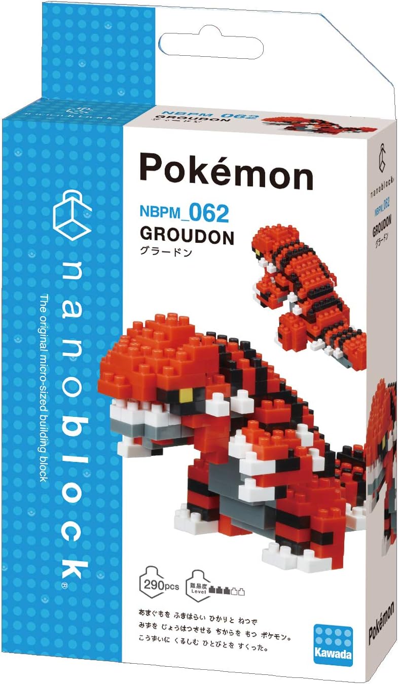 Pokemon Nanoblock Groudon Figur