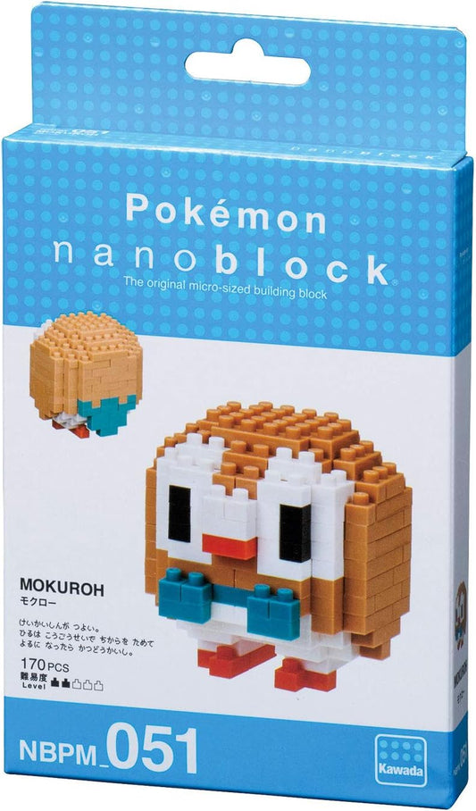 Pokemon Nanoblock Rowlet Figur