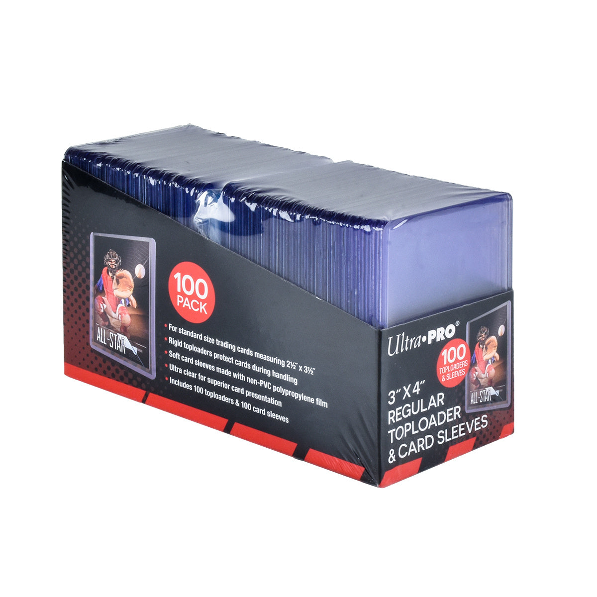 Ultra Pro Toploader (100 stk +100 sleeves)