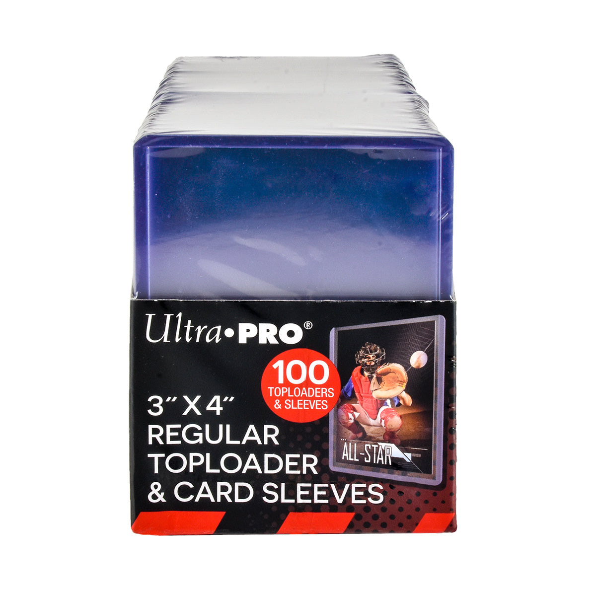 Ultra Pro Toploader (100 stk +100 sleeves)