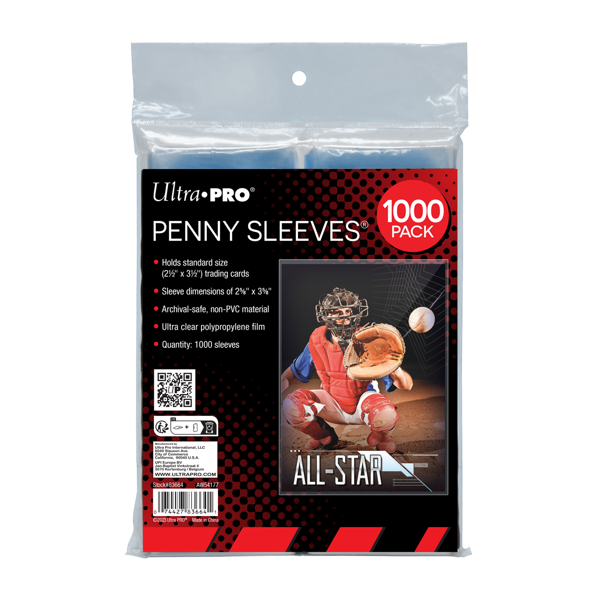 Ultra Pro Card Sleeves (1000 stk)