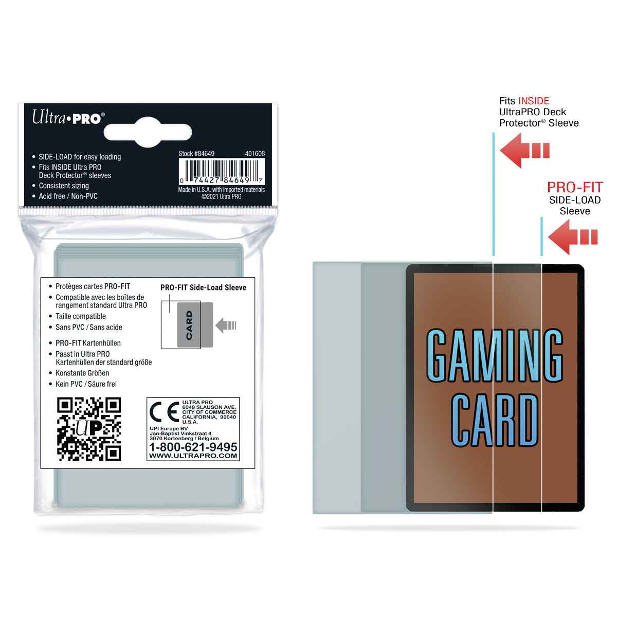 Ultra Pro Pro-Fit Side Load Sleeves (100)