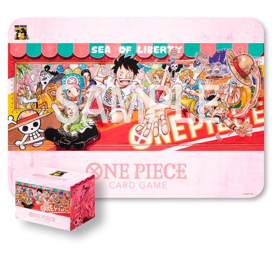One Piece Card Game: Playmat and Card Sate Set 25th Edition