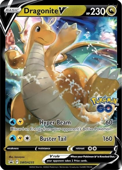 Pokemon Dragonite V SWSH235 Black Star Promo
