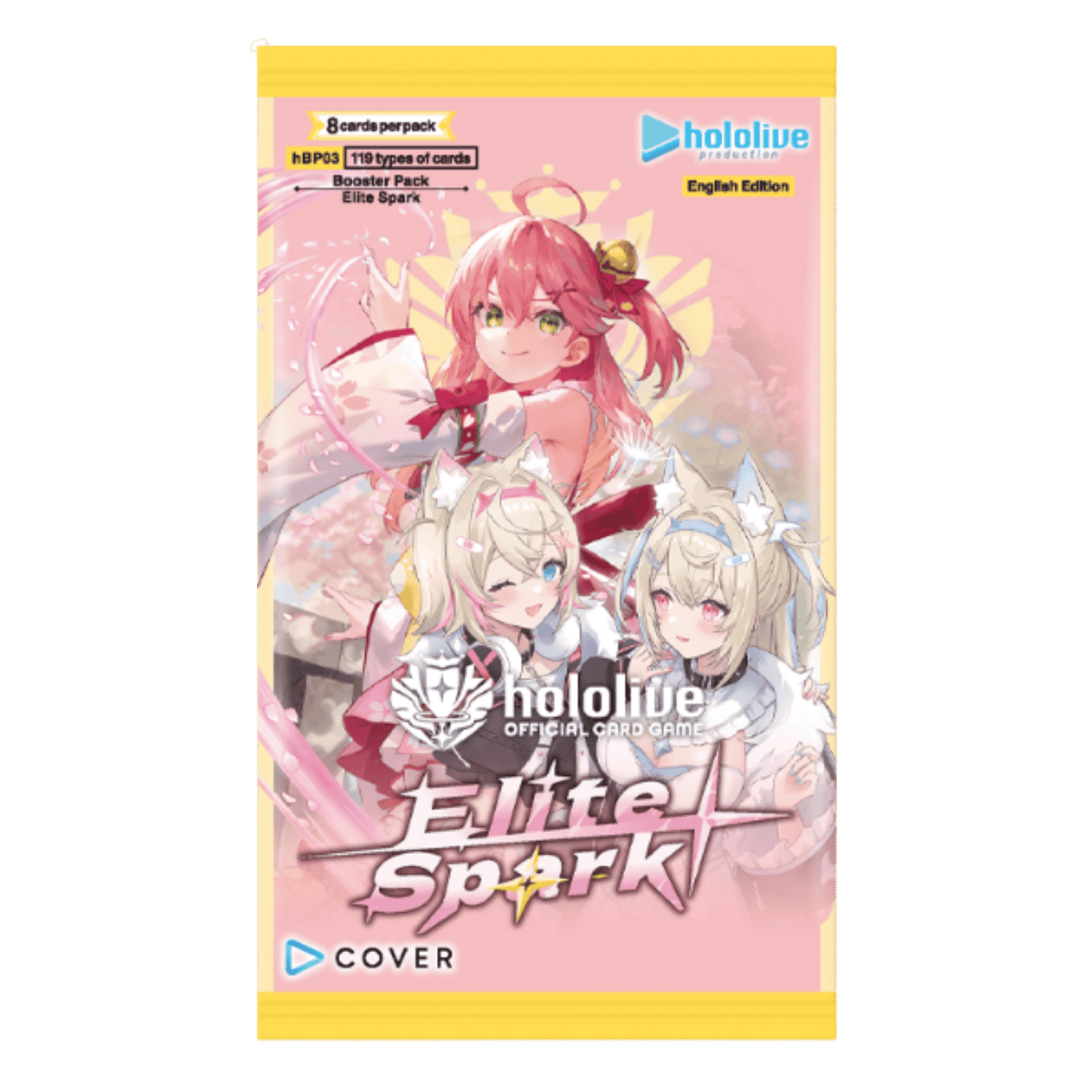 Hololive Official Card Game Elite Spark Booster Pakke