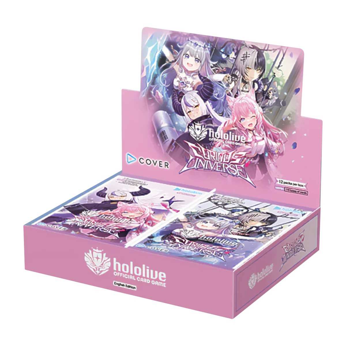 Hololive Official Card Game: Booster Box - Curious Universe (12 pakker)