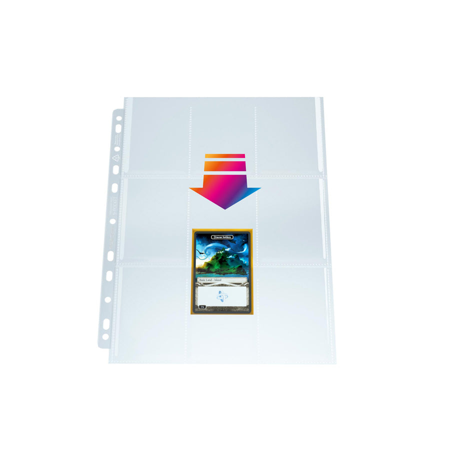 Gamegenic Ultrasonic 9-Pocket Pages Top-Loading