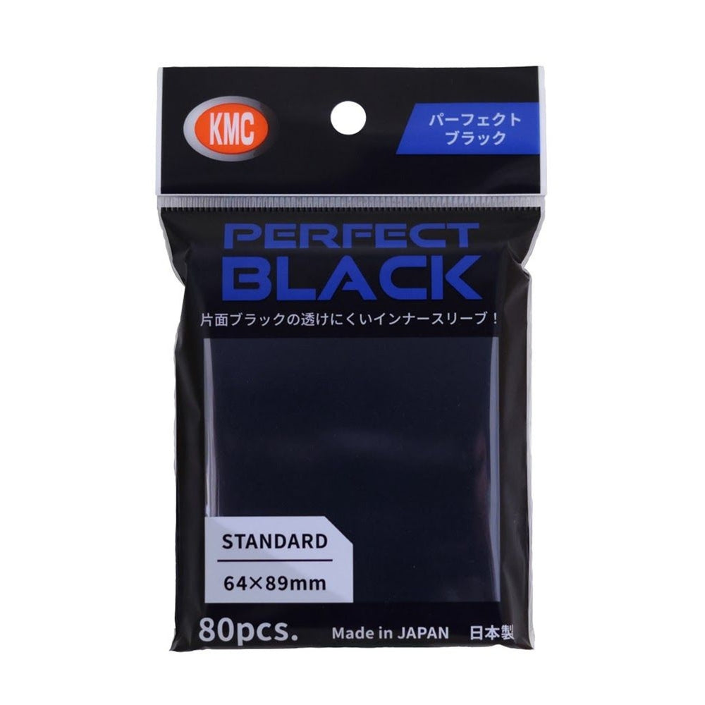 KMC Standard Sleeves - Perfect Fit Black (80)