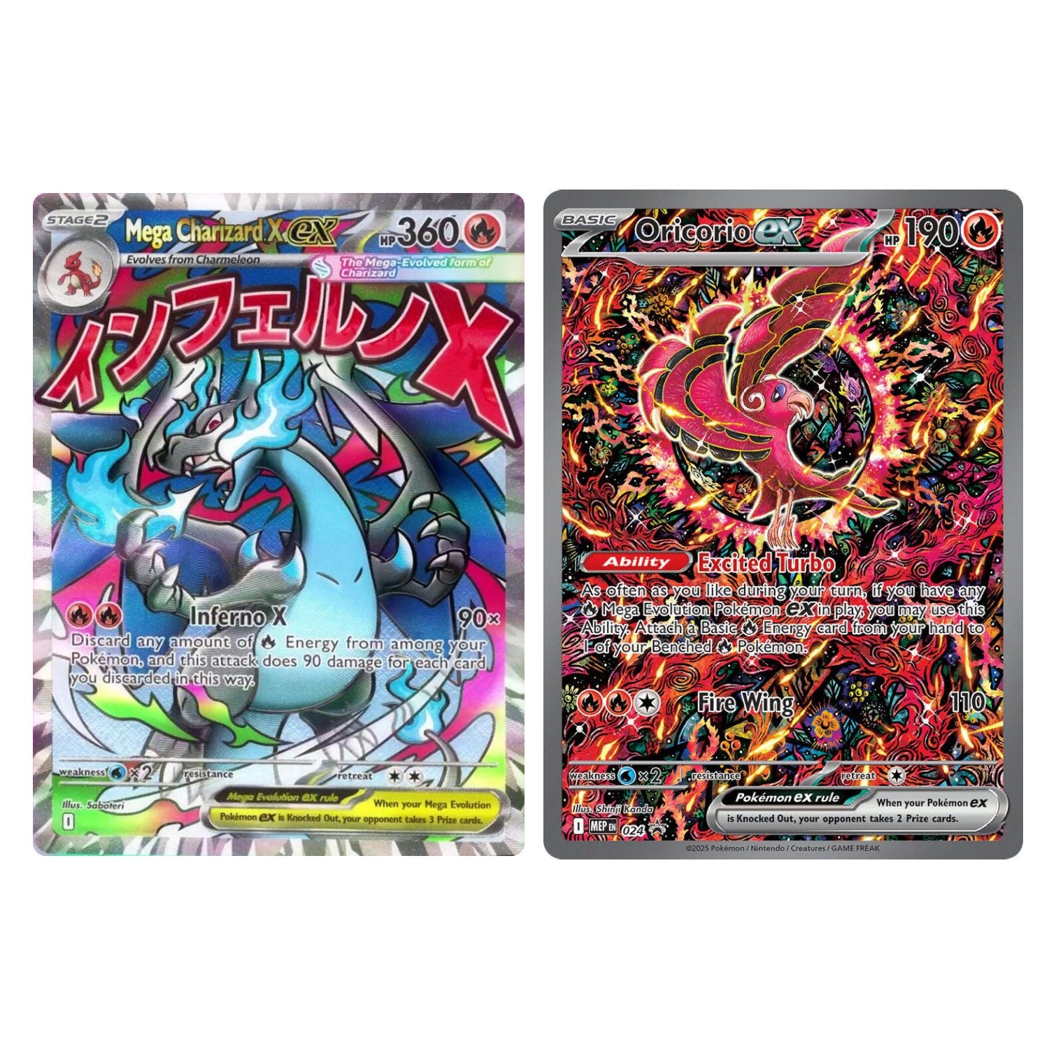 ポケモンカードゲーム Charizard x ex gemix 9 Pokemon Mega Charizard X ex & Oricorio ex Promopakke – Pokestore