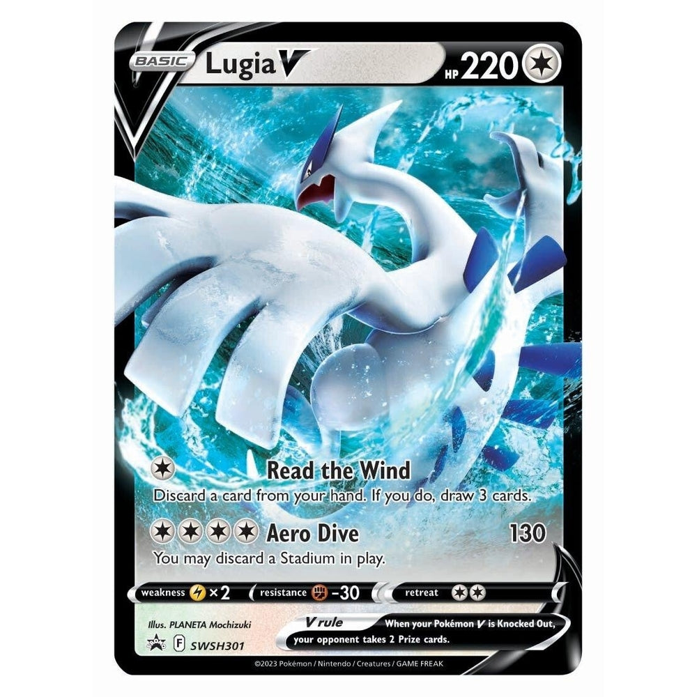 Pokemon Lugia SWSH301 Black Star Promo (JUMBO)