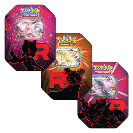 Pokemon Team Rocket ex Tin Sett (3 stk)