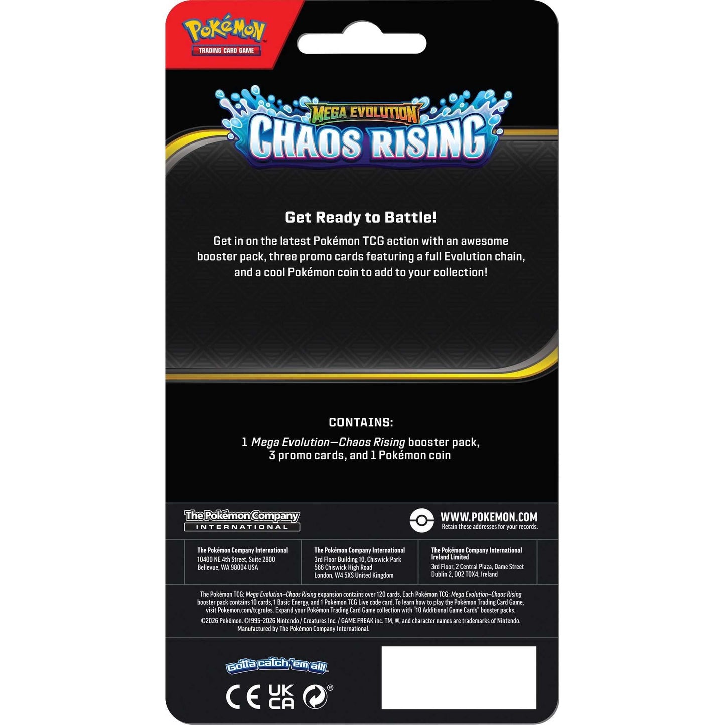 Pokemon Chaos Rising Premium Checklane Blister Sett